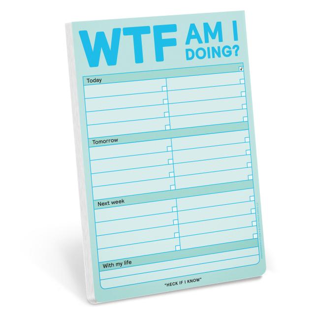 WTF Am I Doing? Pad (Pastel Edition)