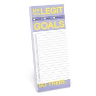 My Legit Goals Make-a-List Pad