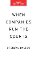 When Companies Run the Courts